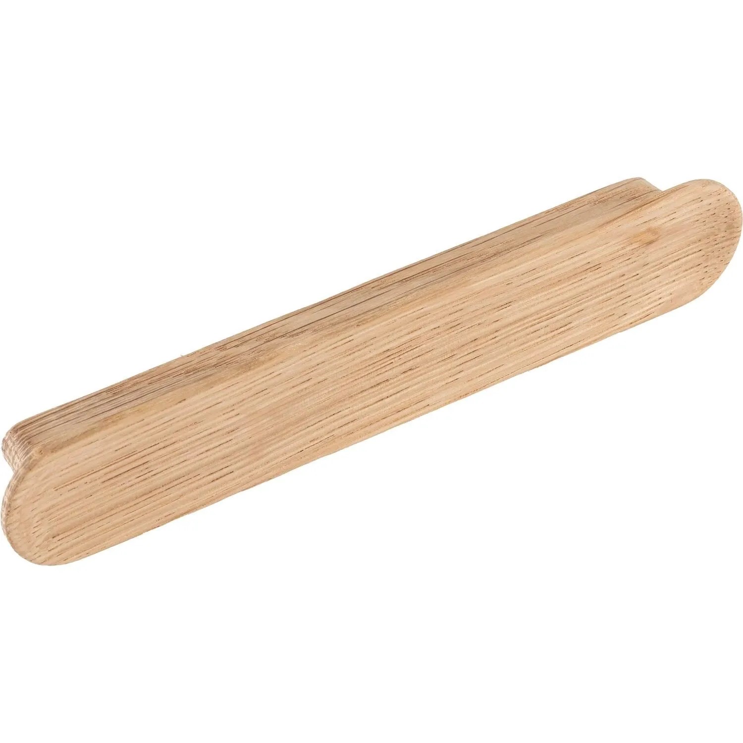Furnipart Holzgriff Tuba La 128 mm Breite 156 mm Eiche Roh