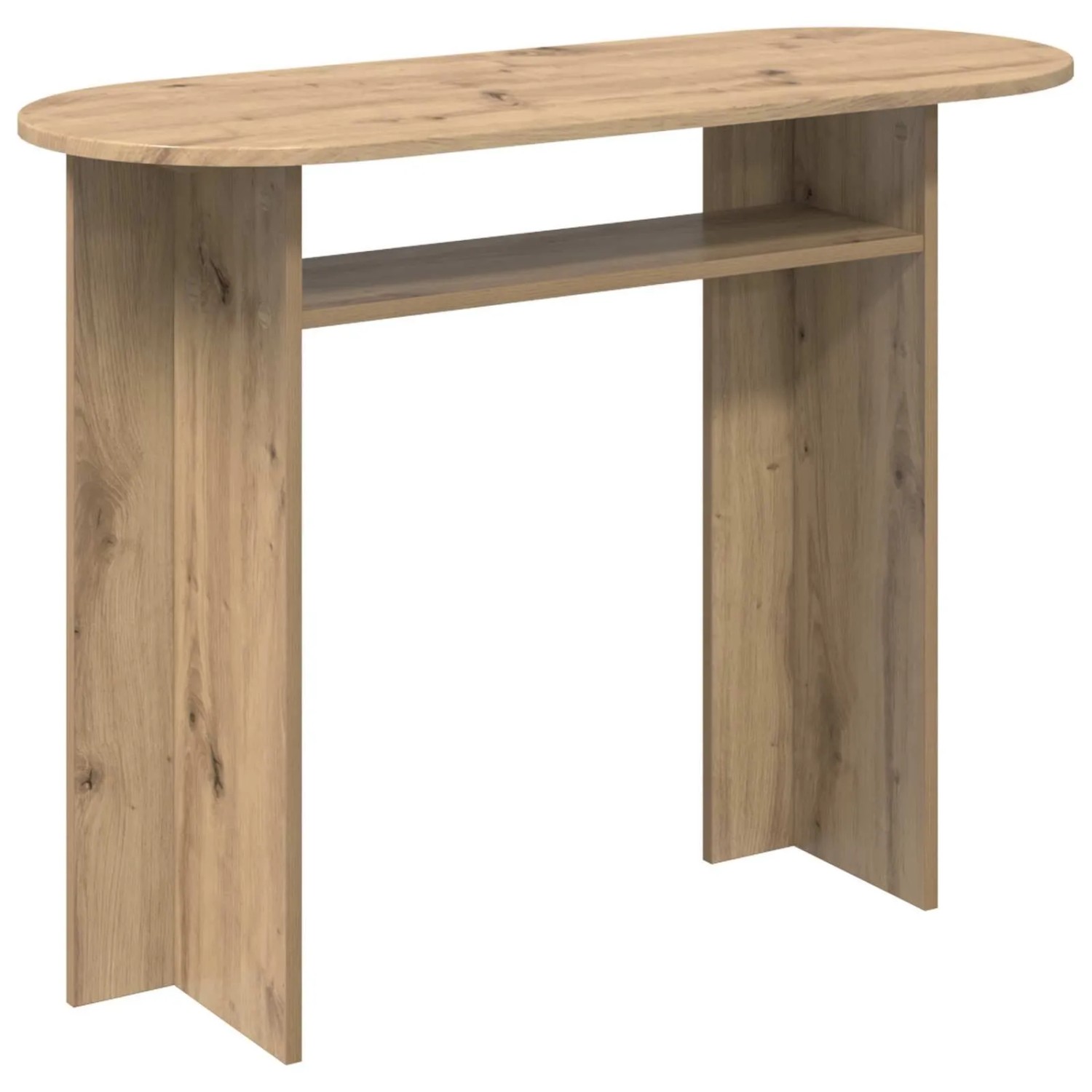 vidaXL Konsolentisch Artisan-Eiche 100 x 39,5 x 75 cm Holzwerkstoff 8001166