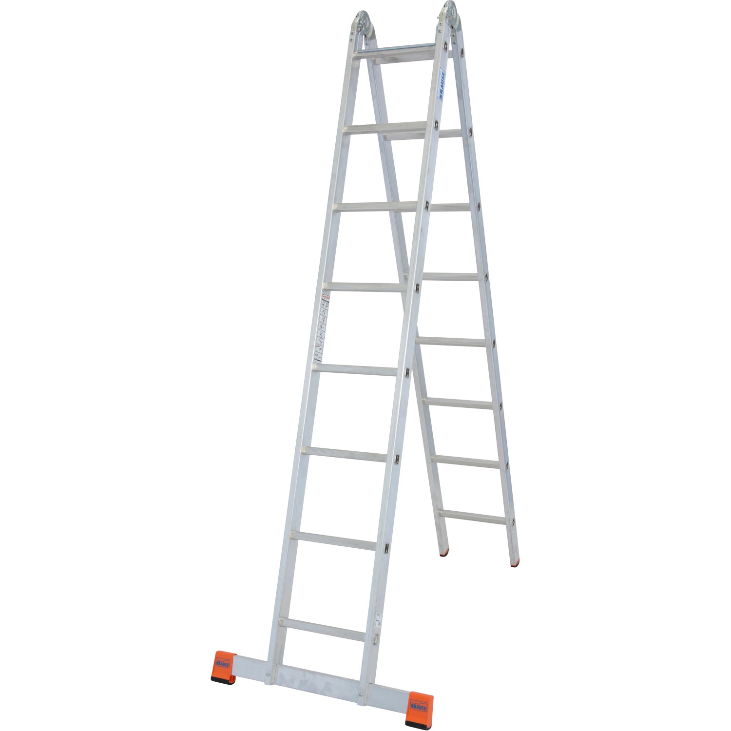 Krause Trimatic Gelenk-Doppel-Leiter 2 x 8 Sprossen