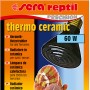 Sera Keramik-Heizstrahler 60W für Terrarien, Verpackung mit Produktabbildung.