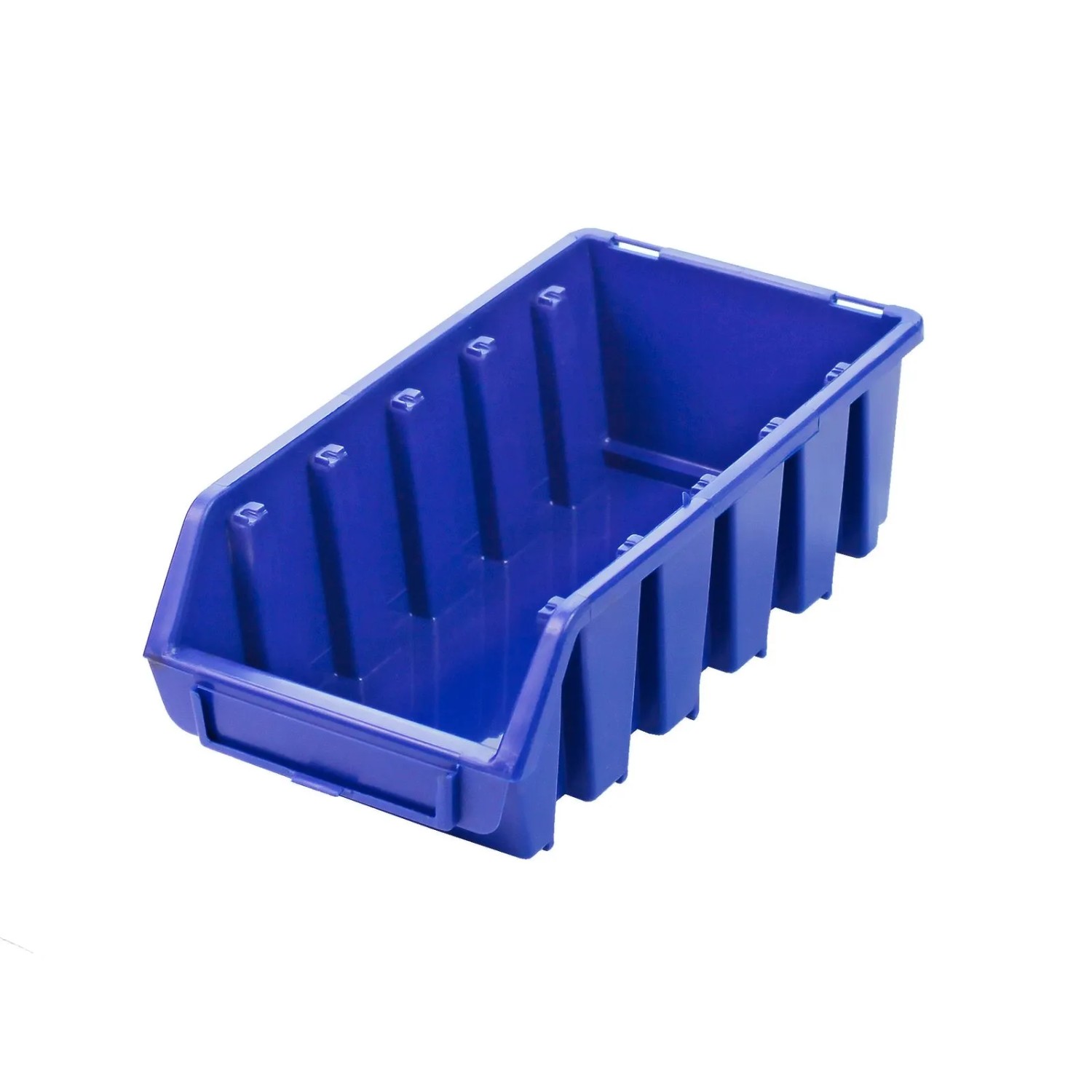 PROREGAL Sichtlagerbox 2L HxBxT 7,5x11,6x21,2cm Polypropylen Blau