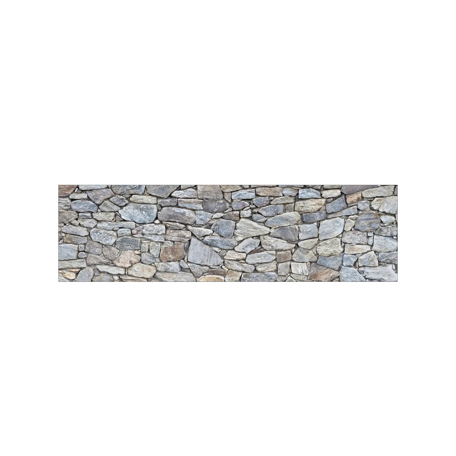 MySpotti Küchenrückwand Profix Cucina Massimo 210 x 60 cm Stein Grau-Hell