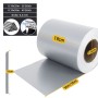 Graue Sekey PVC Sichtschutzstreifen Rolle (35/50m) für Doppelstabmatten.