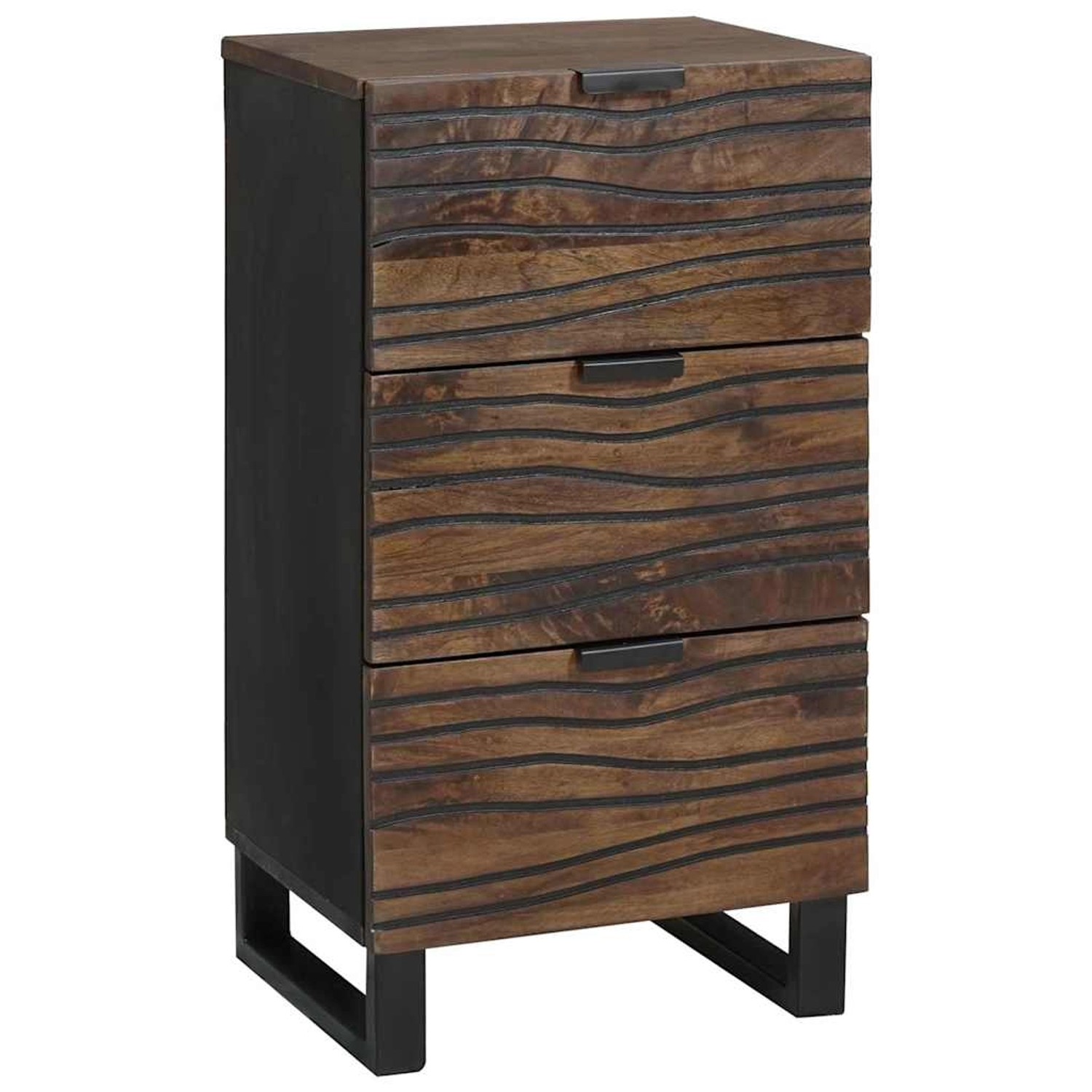 vidaXL Sideboard Braun 40 x 33 x 75 cm Massives Mangoholz 4018031 günstig online kaufen