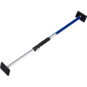 LUX Deckenstütze Comfort, 160-290cm, blau, mit gummierten Enden zum Fixieren von Bauelementen.