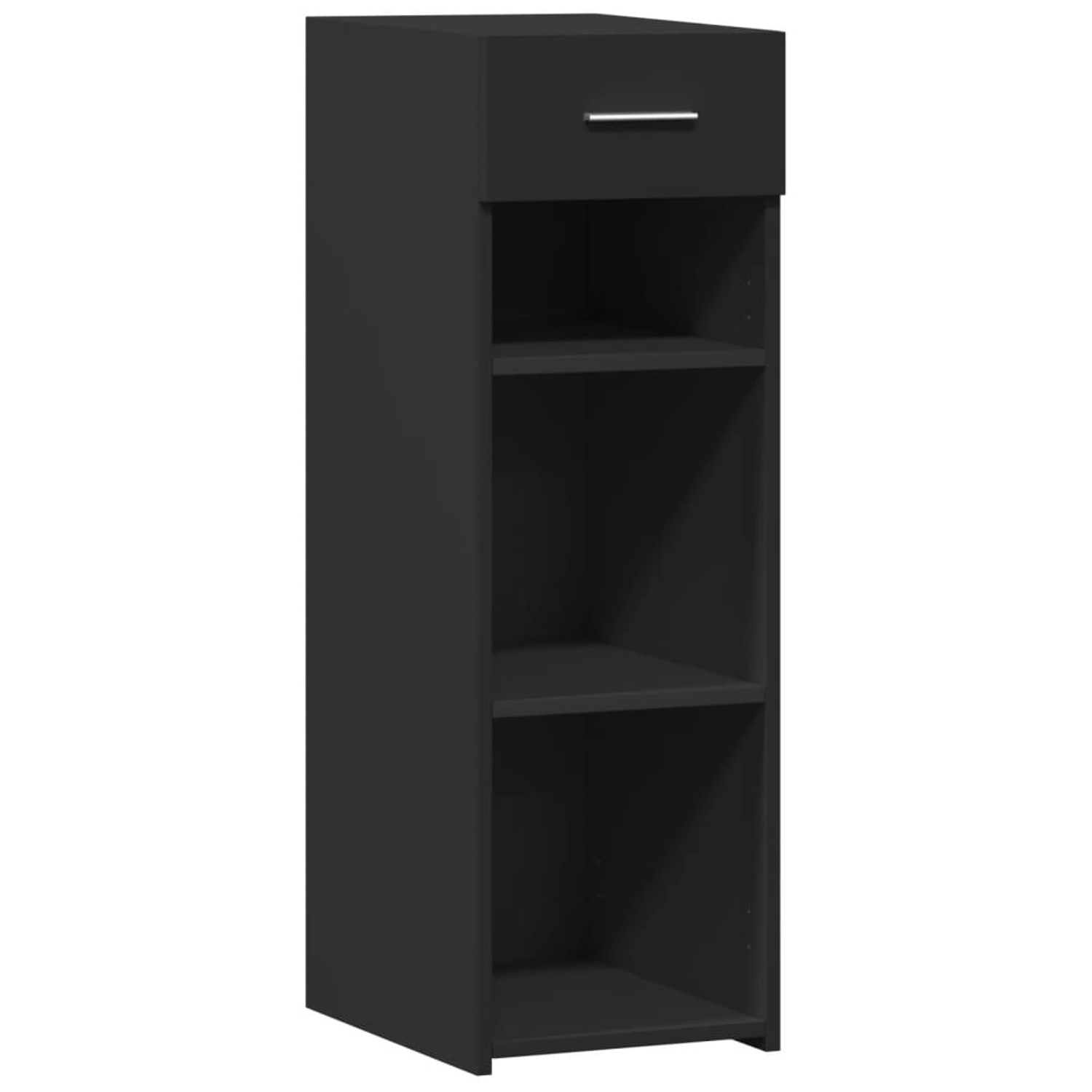 vidaXL Sideboard Schwarz 30x42,5x93 cm Holzwerkstoff 846307 günstig online kaufen