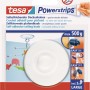Tesa Powerstrips Deckenhaken, weiß, mit 2 Powerstrips Large zum einfachen Anbringen von Deko.