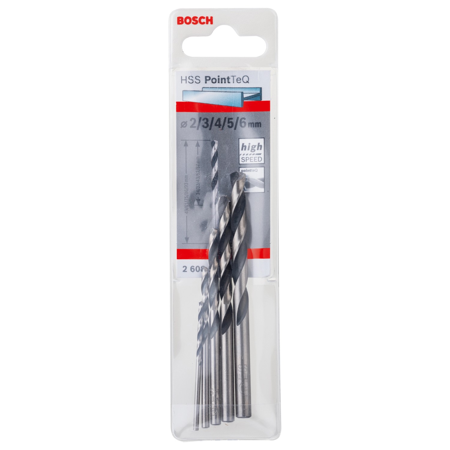 Bosch HSS-Spiralbohrer PointTeQ Ø 2-6 mmm 5-tlg. günstig online kaufen