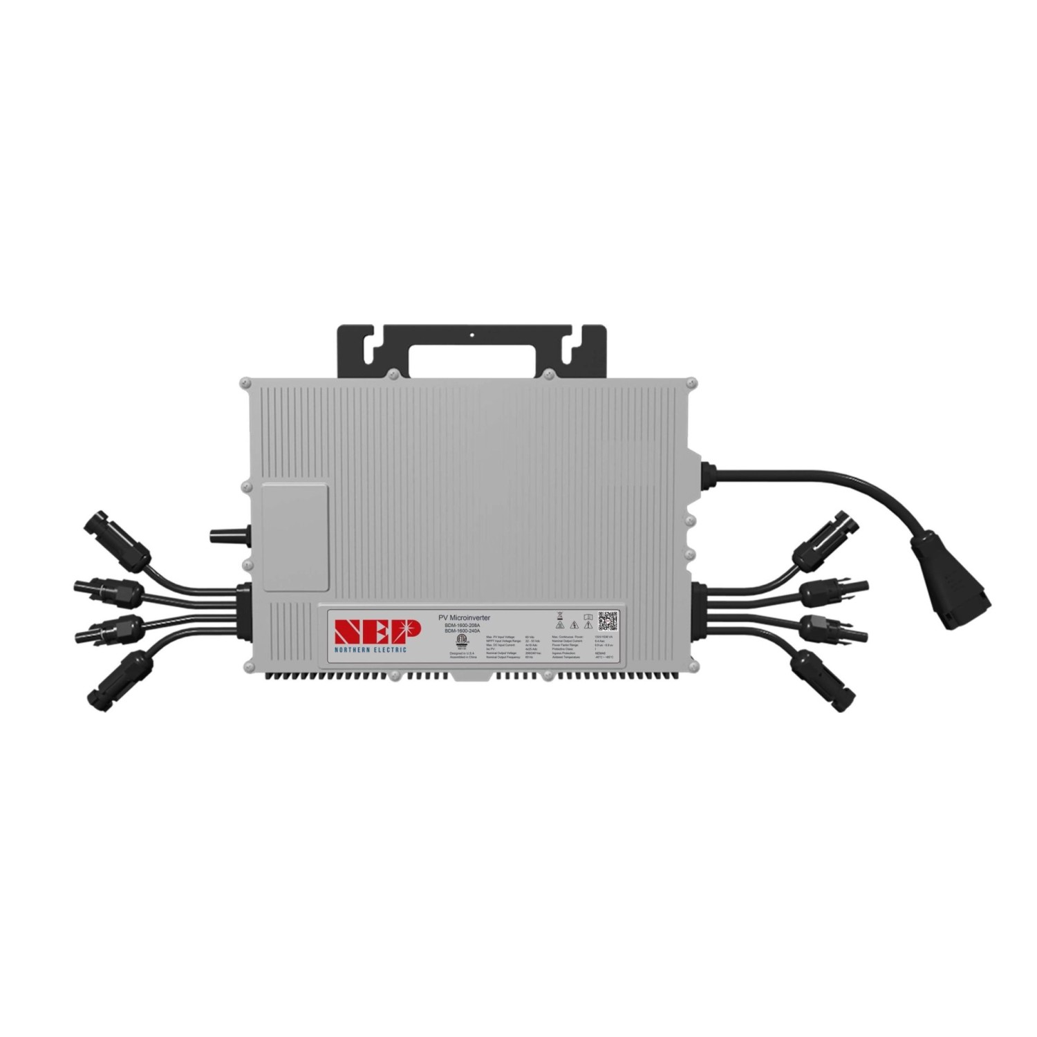 Jet-Line Micro Wechselrichter NEP BDM 2000 W Drosselbar auf 800 W für Balkonskraftwerk mit WiFi