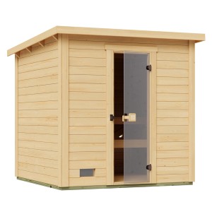 Weka Saunahaus Kaapi 3 Kompakt-Ofen Natur