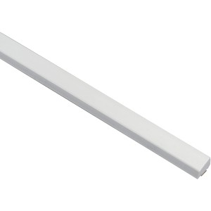 Weiße, selbstklebende Universalleiste, 10x16 mm, 2,5 m Länge. Ideal als Fenster-Zubehör.