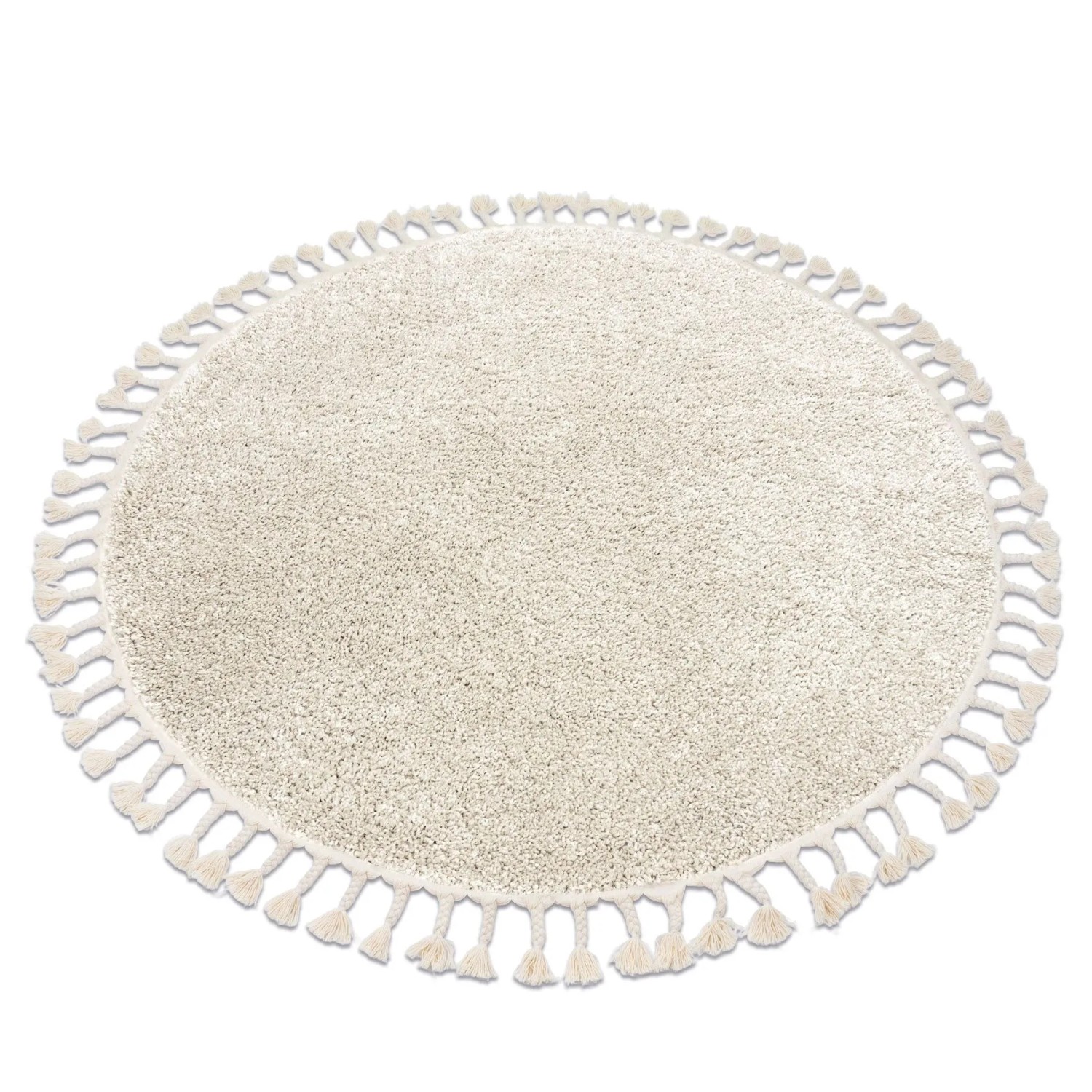 RugsX Teppich Berber Creme 120cm 120cm