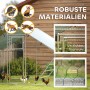 PawHut Hühnerstall mit verzinktem Stahlrohr und Stahlgitter, robust und sicher für Hühner.