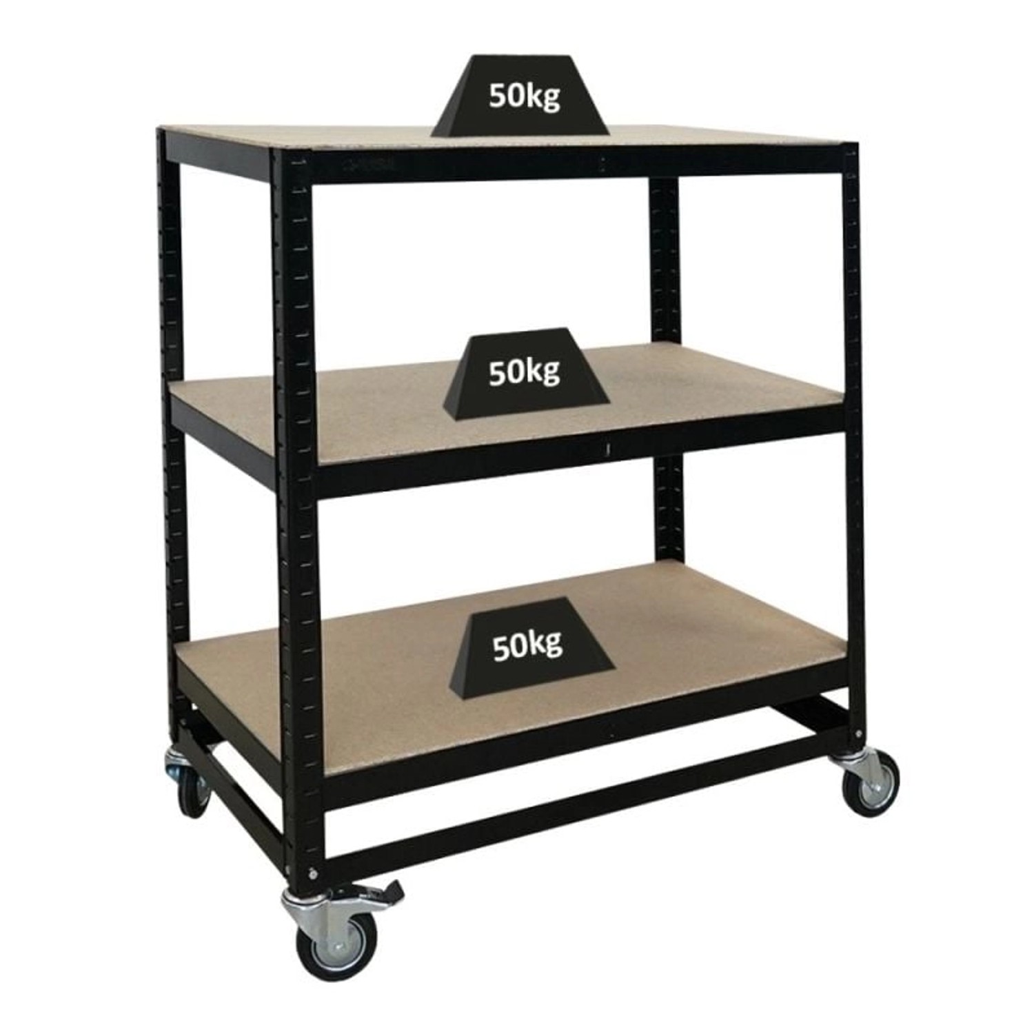 PROREGAL Kommissionierwagen BÜFFEL Fahrbares Kommissionierregal 100x90x50cm günstig online kaufen