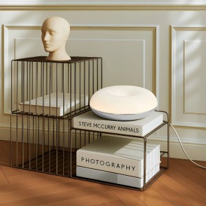 Lindby LED Wandleuchte Wandlampe Innen Fjora 10044034 Dimmbar Design Modern in Weiß aus Glas 1-flammig Wohnzimmerleuchte