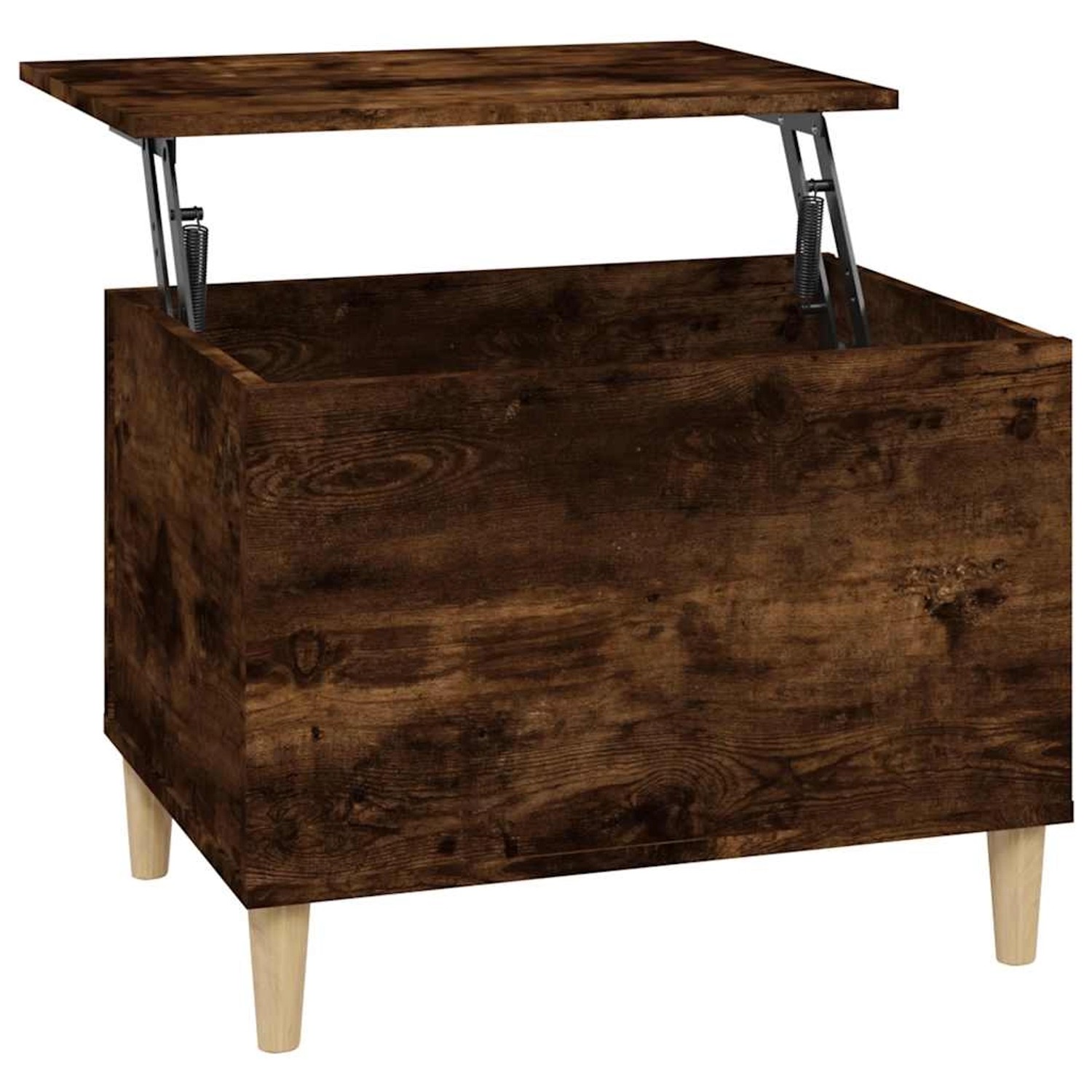 vidaXL Couchtisch Räuchereiche 60x44,5x45 cm Holzwerkstoff 819569
