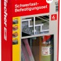 Fischer Schwerlast-Befestigungsset M10 in roter Verpackung mit Injektionsmörtel, Ankerstange und Mischdüsen für Dübel.