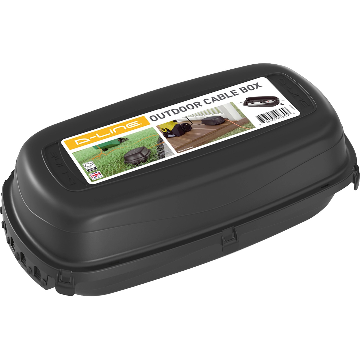 D-Line Wetterschutzbox Schwarz