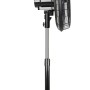 Schwarzer CASAFAN Standventilator Airos Eco Silent mit Fernbedienung.