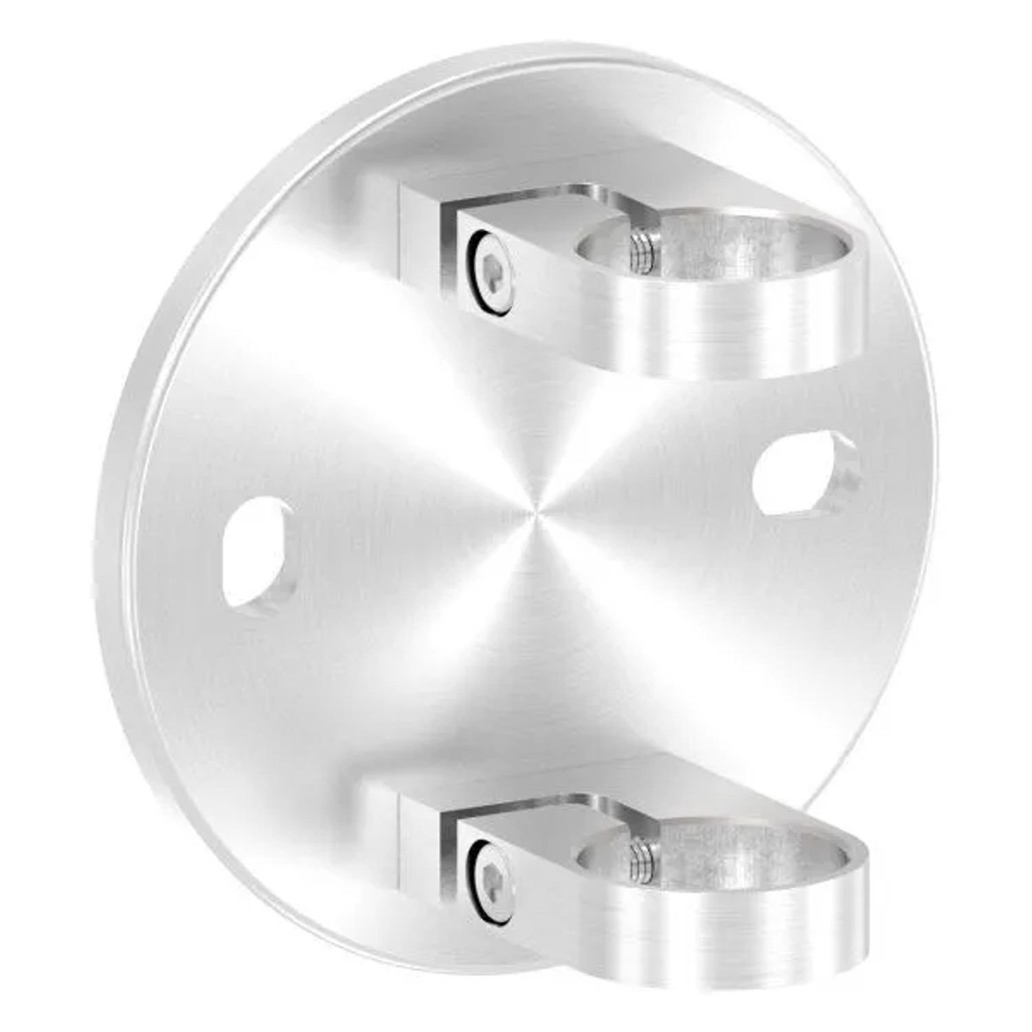 FeNau Wandbesfestigung Ø 150 mm Für Rundrohr Ø 42,4 mm V2A