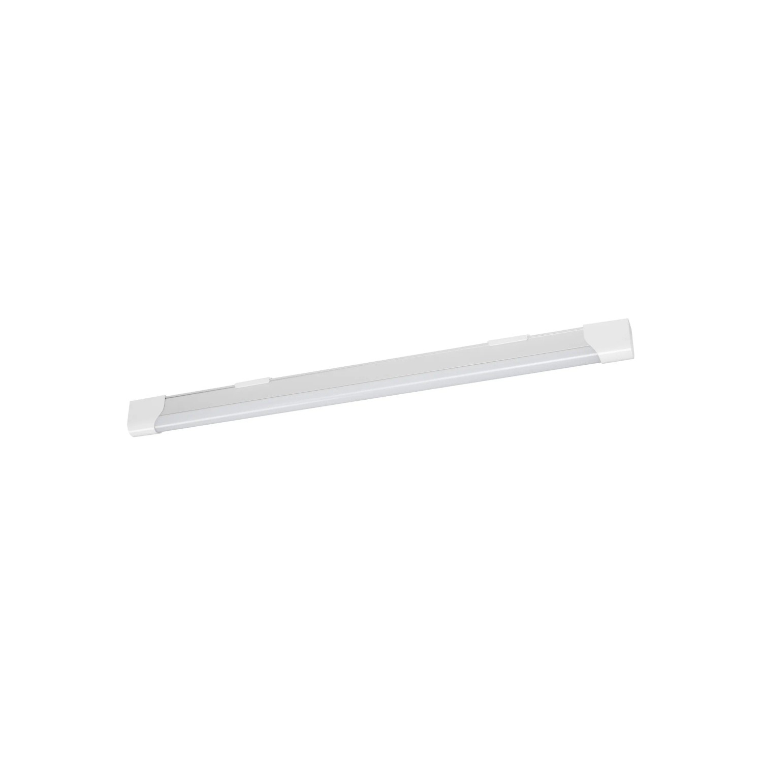 Ledvance LED-Lichtleiste Value Batten, 63 cm, silberfarben, für Küche, Keller und mehr.