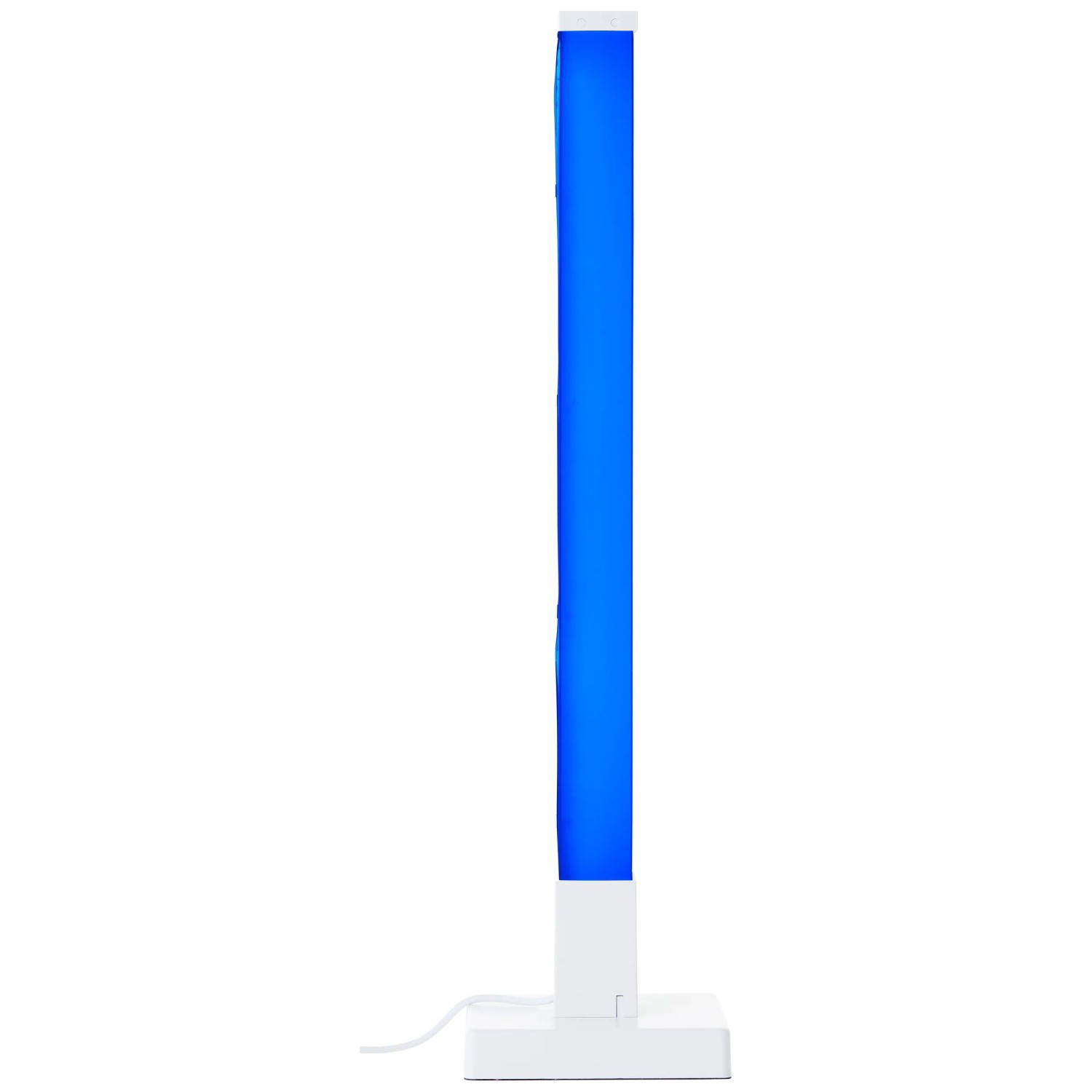 Weiße LED Design-Tischleuchte Neele mit RGB + CCT Funktion, Ø 12,5 cm.