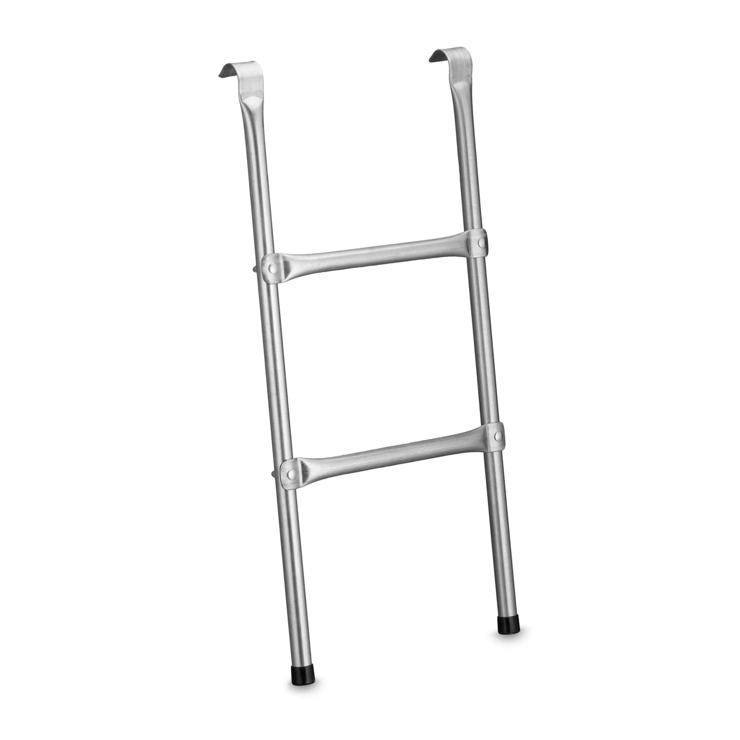 Relaxdays Trampolinleiter Stahl Silber Universell 76 cm x 37 cm x 6 cm