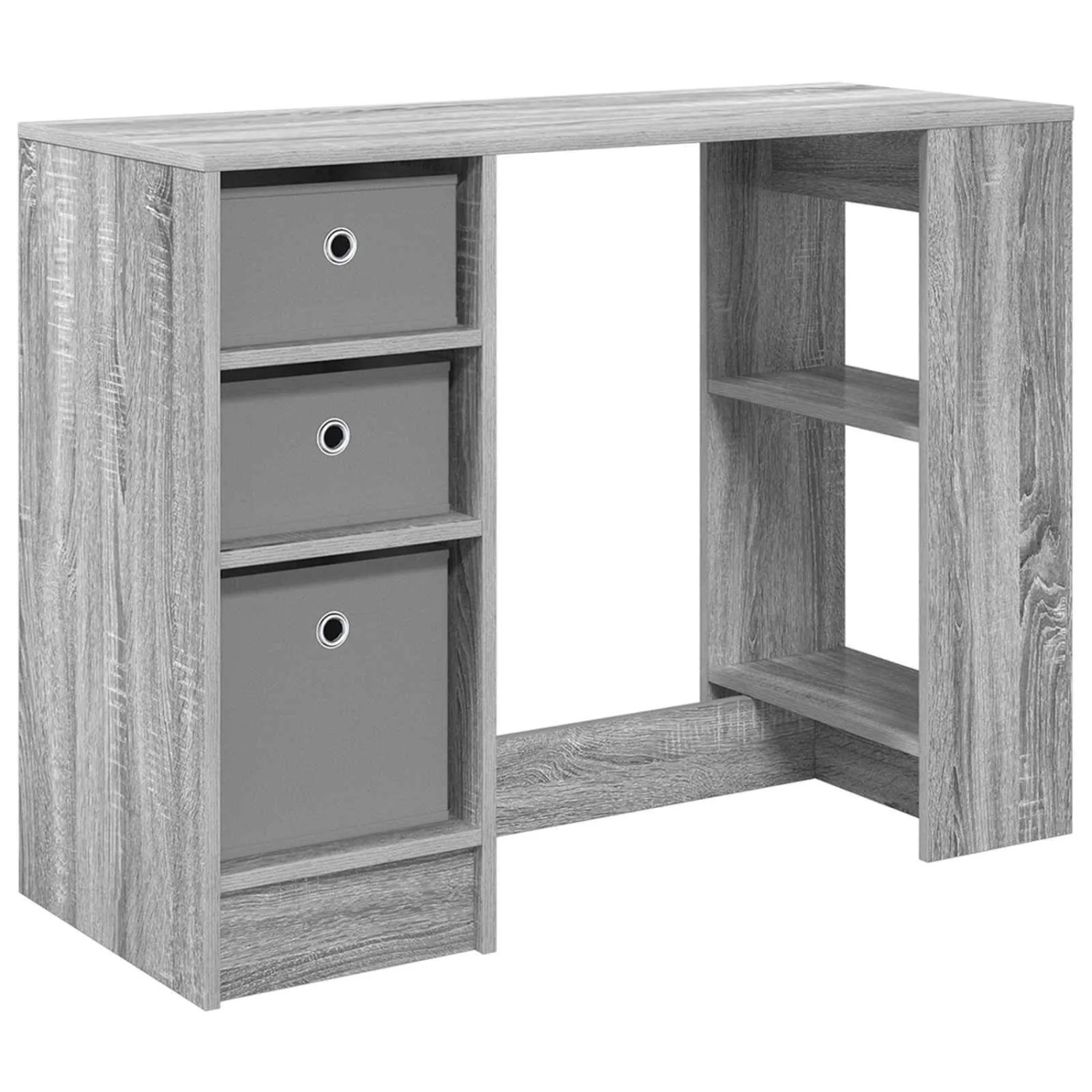 vidaXL Schreibtisch Graues Sonoma 100 x 40 x 75 cm Holzwerkstoff 8000457