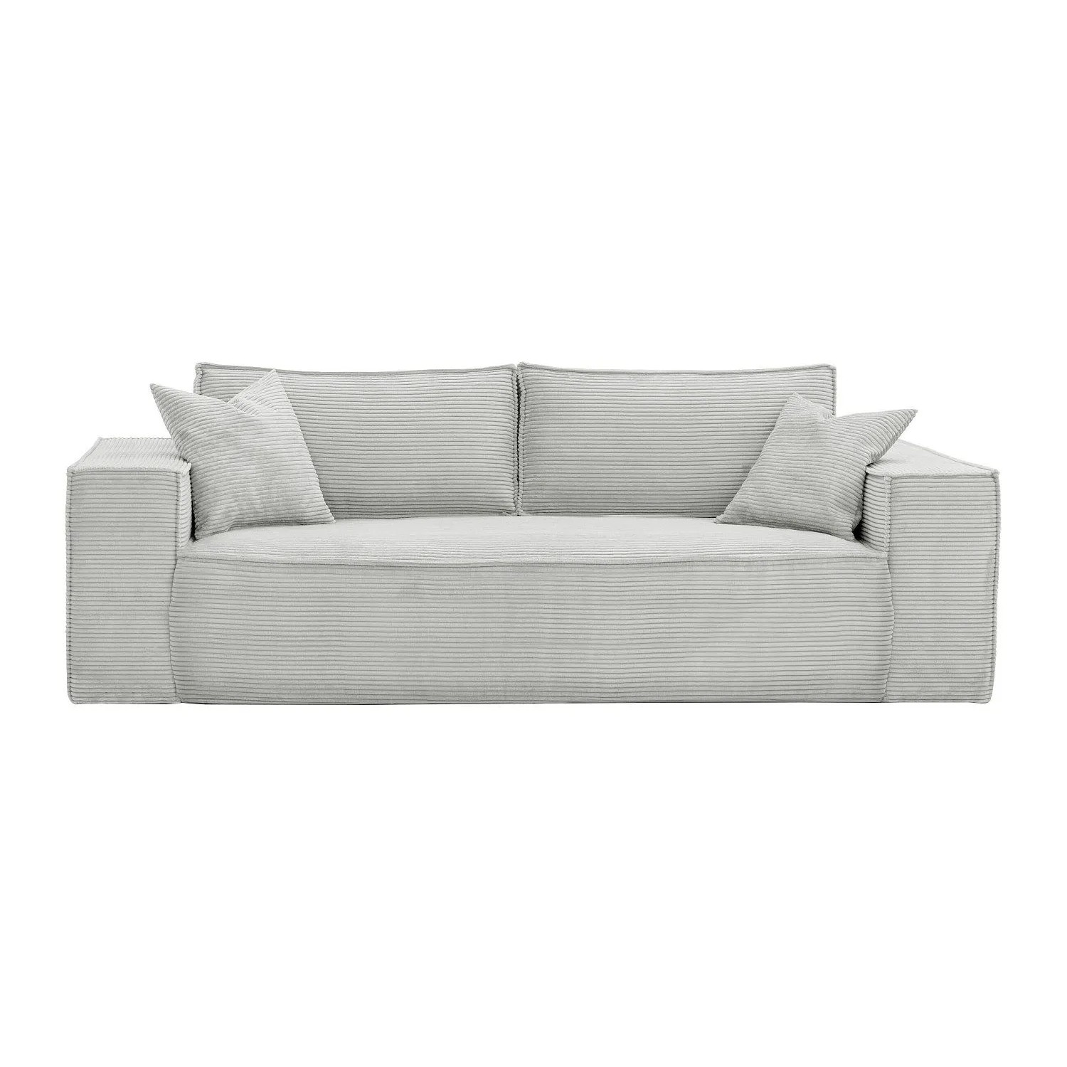 Vente-unique Schlafsofa Amelia Grau 216 cm