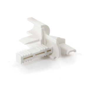 Avosdim Einlauftrichter 2er-Pack für 45 Grad Blendkappen, Nylon, weiß.