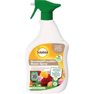 Solabiol Grundstoff Lecithin Rosen-Spray 1 l zur Pilzabwehr an Rosen und Zierpflanzen.
