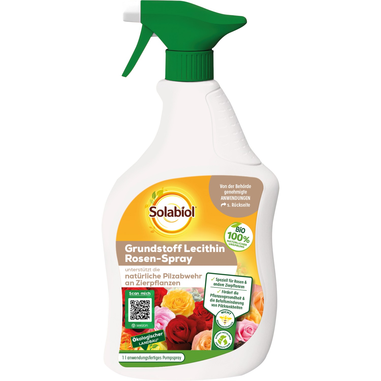 Solabiol Grundstoff Lecithin Rosen-Spray 1,