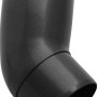 Marley Rohrbogen 45° DN 75 in Anthrazit-Metallic für Kunststoff-Dachrinnen.
