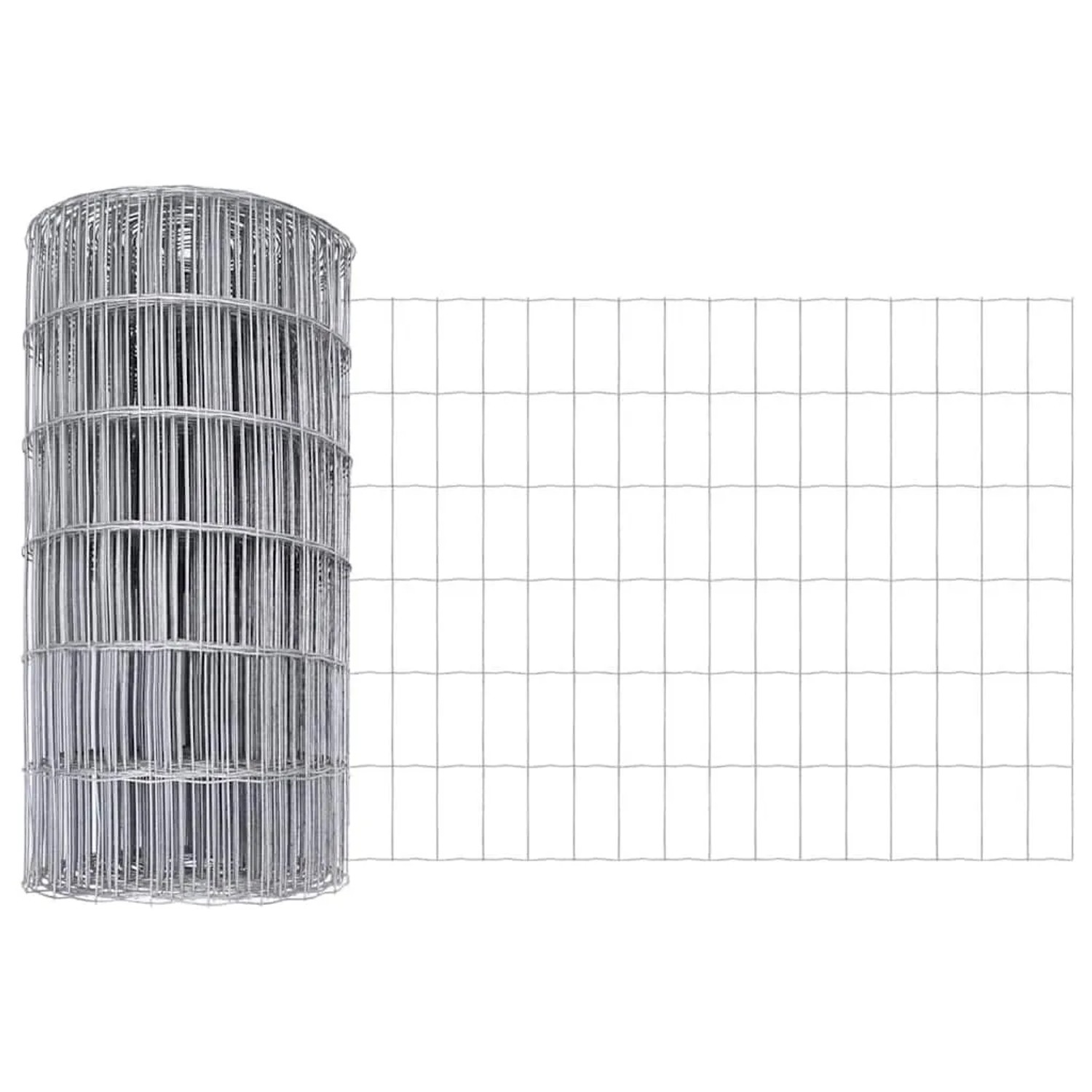 vidaXL Eurozaun 0,8 x 25 m PVC-beschichtetes Eisen 42004676 günstig online kaufen