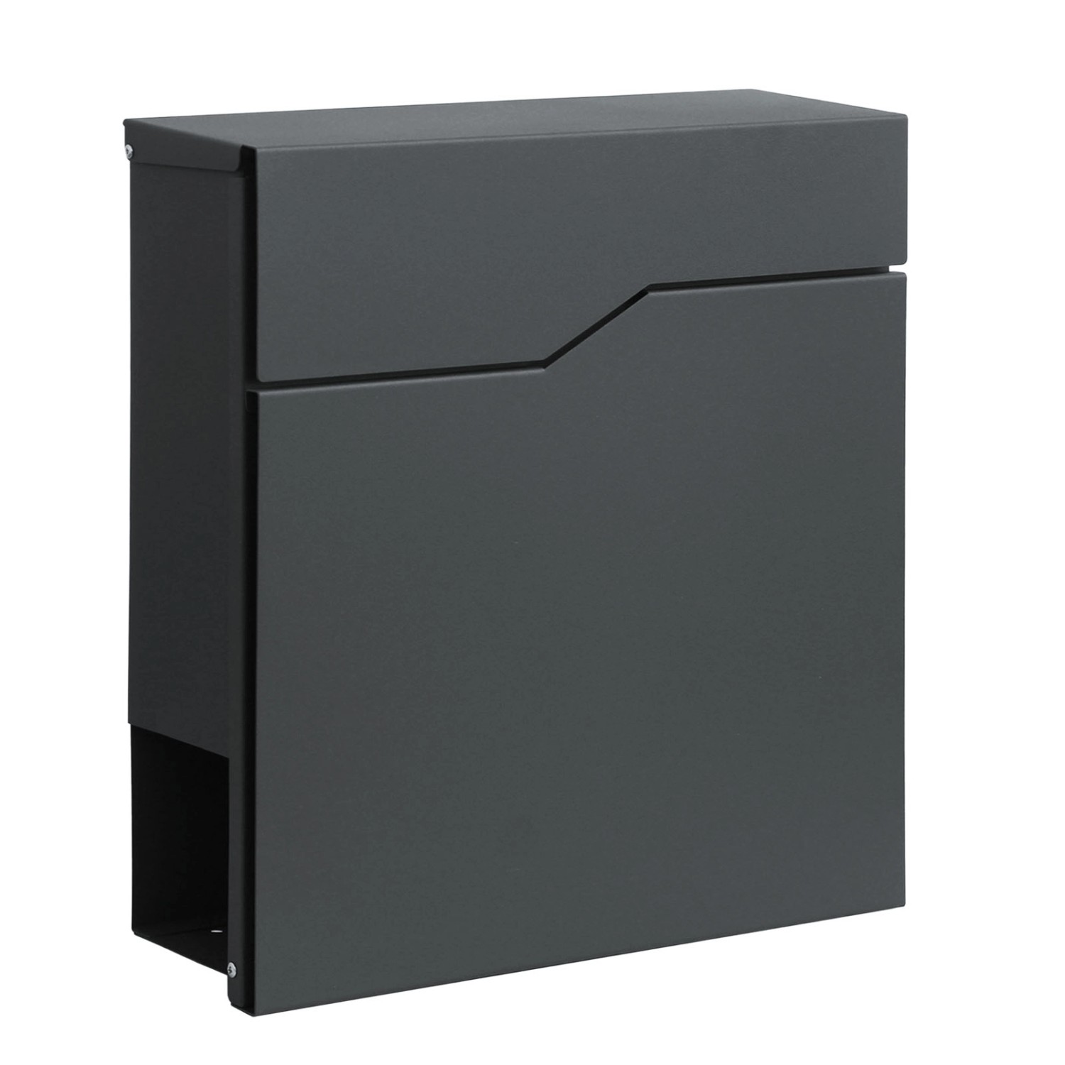 KARAT Briefkasten Jean Stahl Wandbriefkasten mit Zeitungsfach und Großer Ei günstig online kaufen