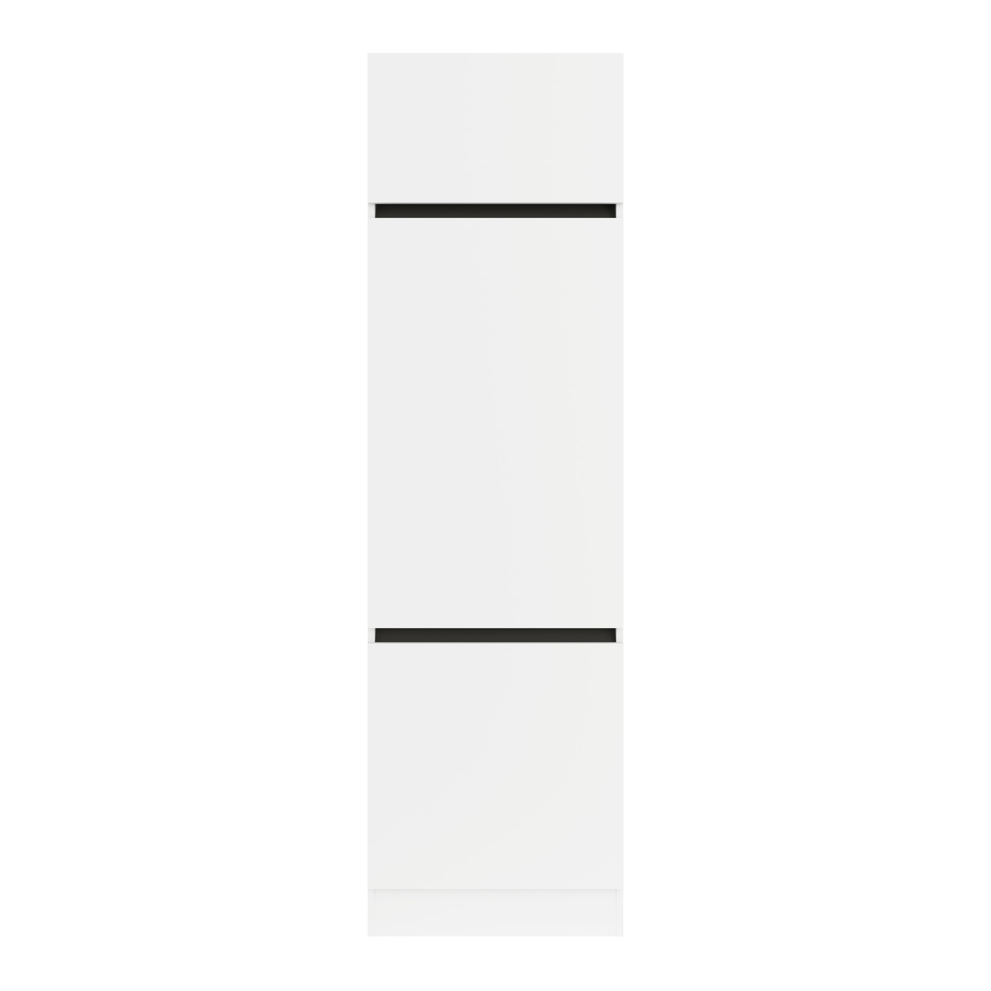 Optifit Hochschrank f. Kühlschrank 60 x 206,8 x 57,1 cm Luca932 Weiß  Anthrazit kaufen bei OBI | Umbauschränke
