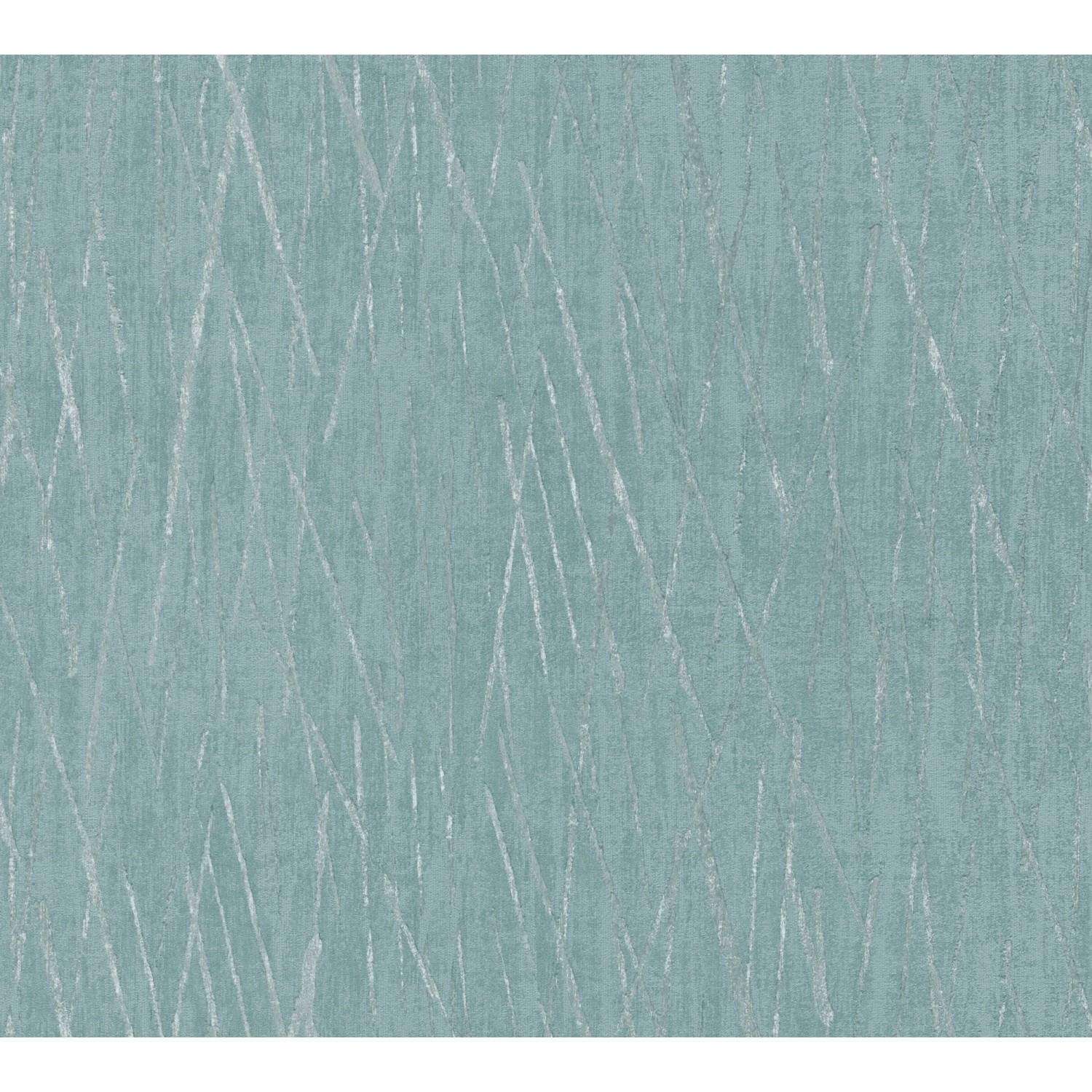 Vliestapete Muster Glänzend Strukturiert Metallic Blau FSC®