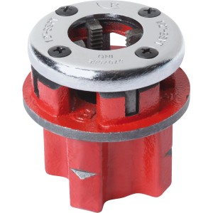 Rothenberger Gewindeschneidkopf 12,5 mm (1/2) für präzise Gewinde, rot/silber.