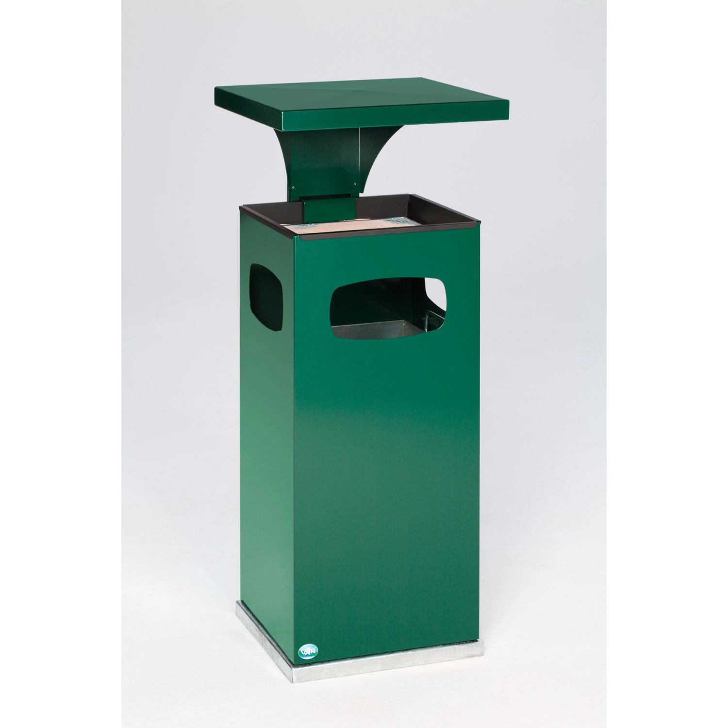 PROREGAL Kombiascher Mit Verstärktem Schutzdach 38 Liter HxBxT 91 x 39,5 x günstig online kaufen