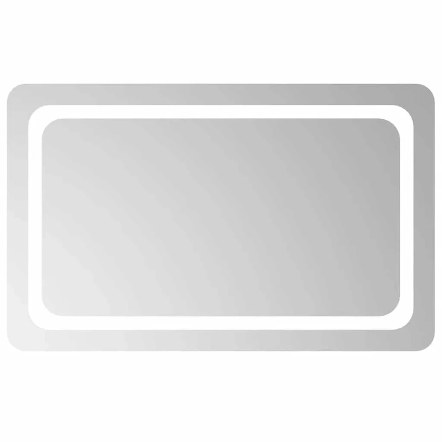 vidaXL LED-Badspiegel 80x50 cm 151786