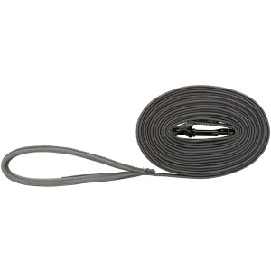 Trixie Hunde-Schleppleine Fusion, gummiert, graphit/papaya, 5m. Für Hundeausbildung & viel Bewegungsfreiheit.