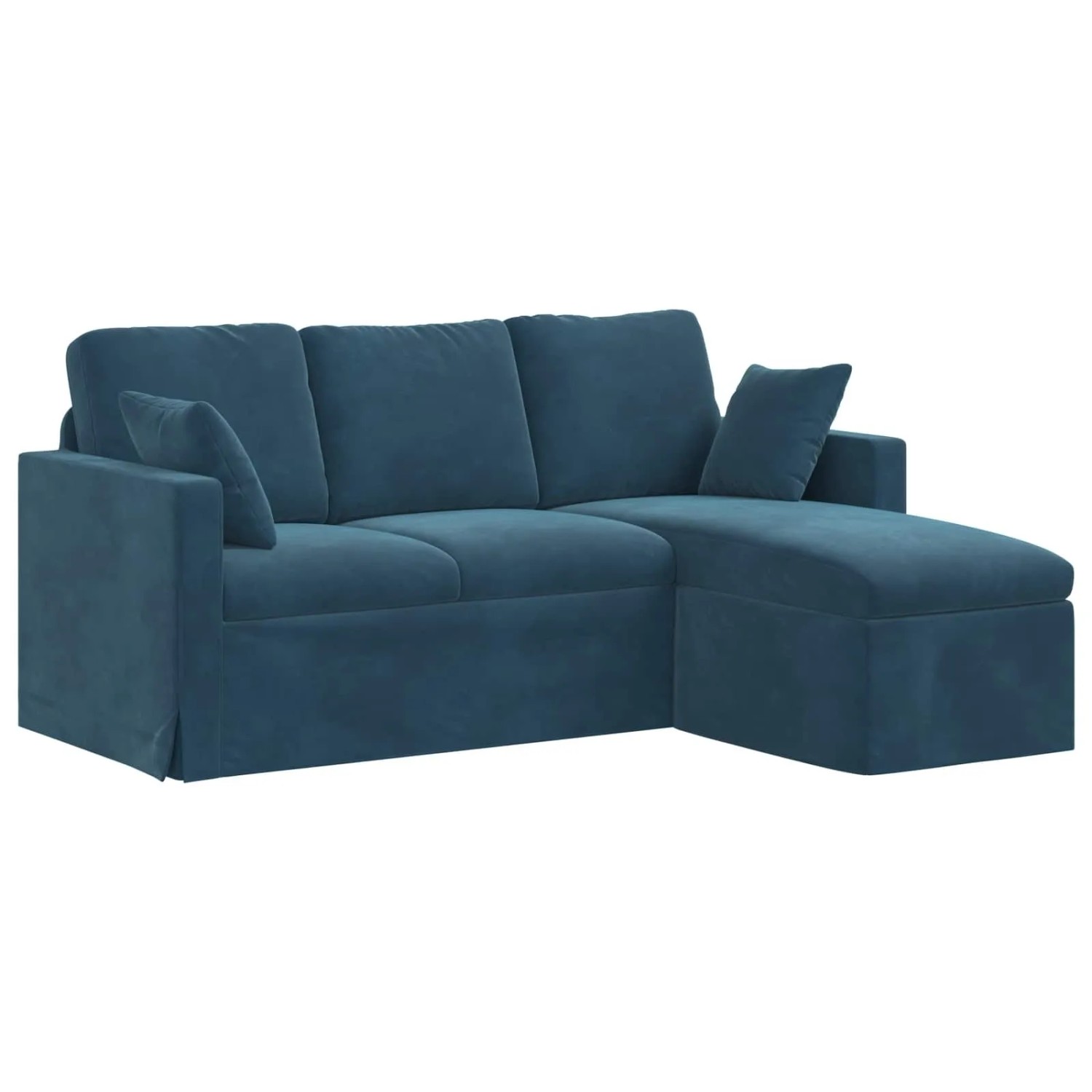 vidaXL Sofa Blau 198 x 134 x 80 cm Samt 42024457
