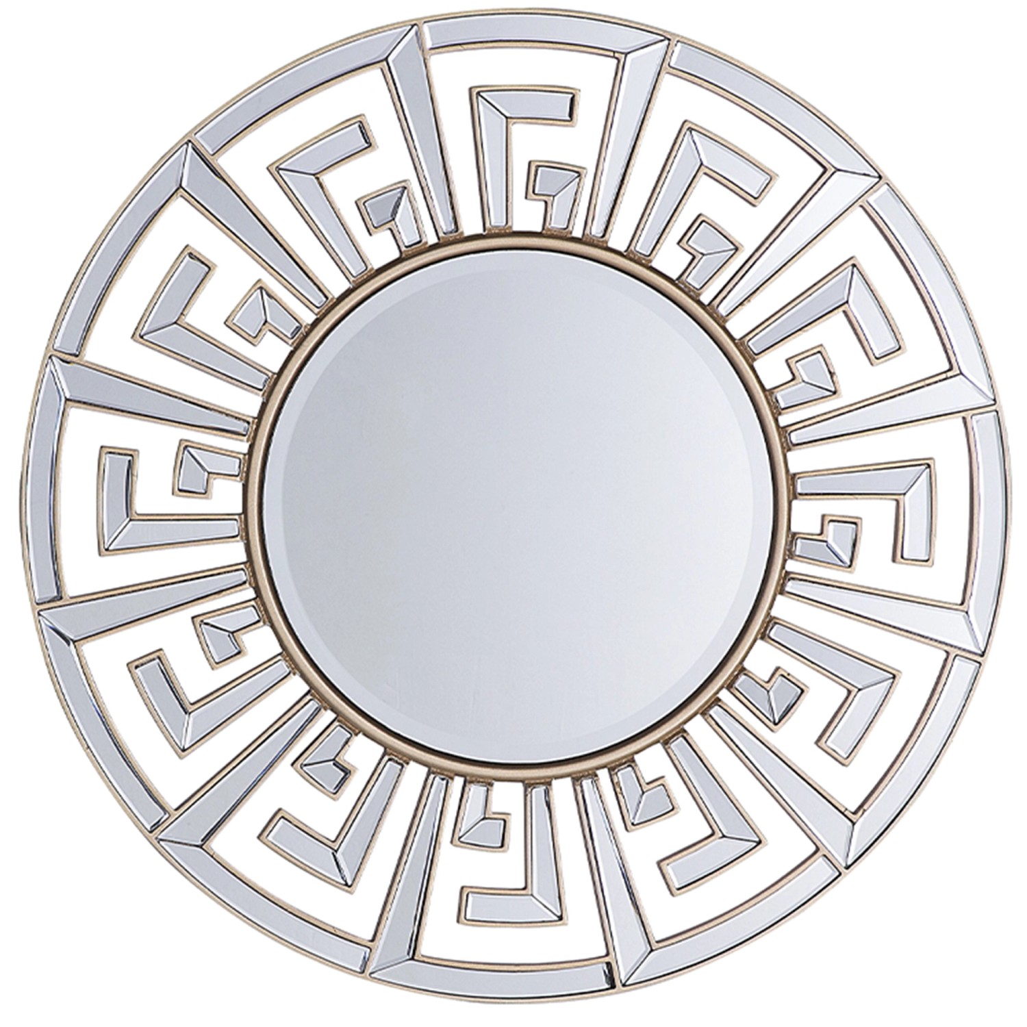 Beliani Dekospiegel FLERS Gold 3x70x70 günstig online kaufen