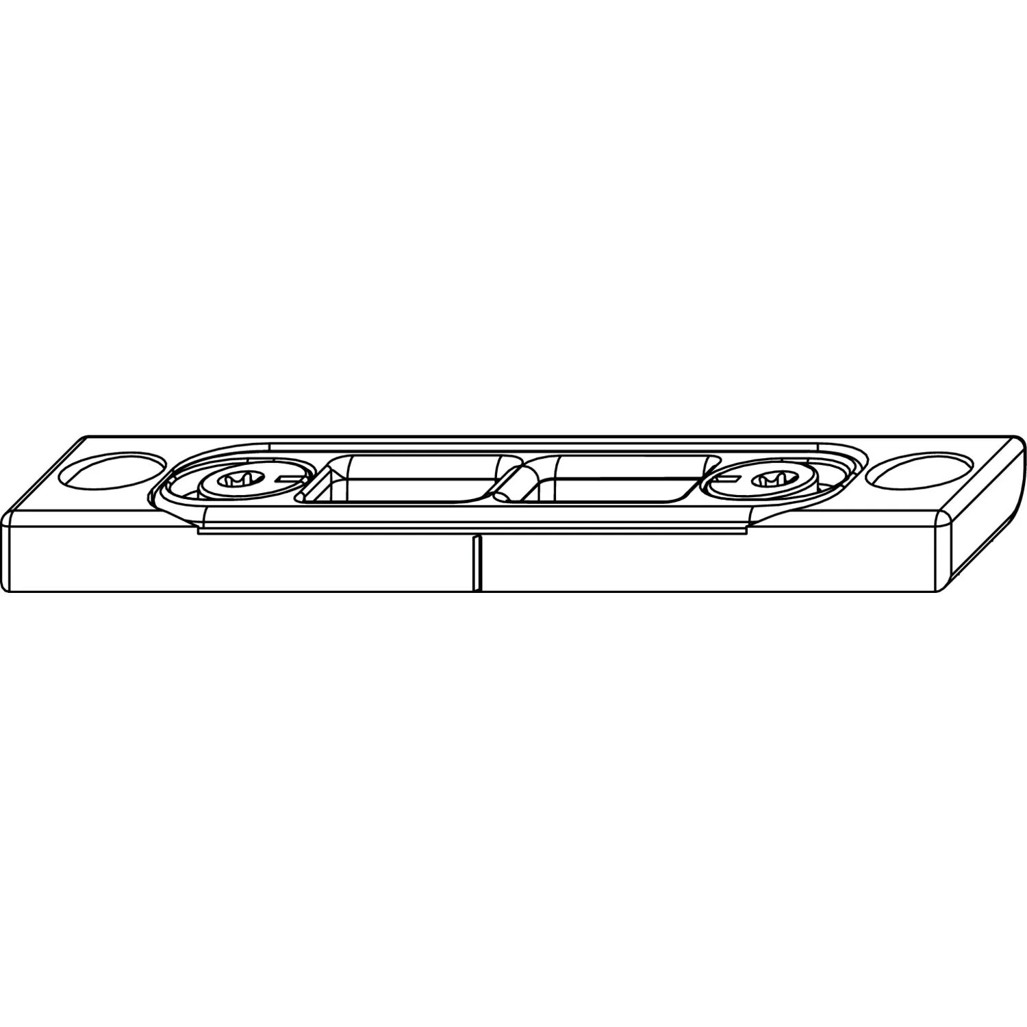 Maco Riegelschließteil Falzluft 12mm Glatt Eurofalz 20mm 9V