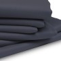 Dunkelgrauer Moondream Wärmeschutzvorhang, blickdicht und verdunkelnd, 140x260 cm.
