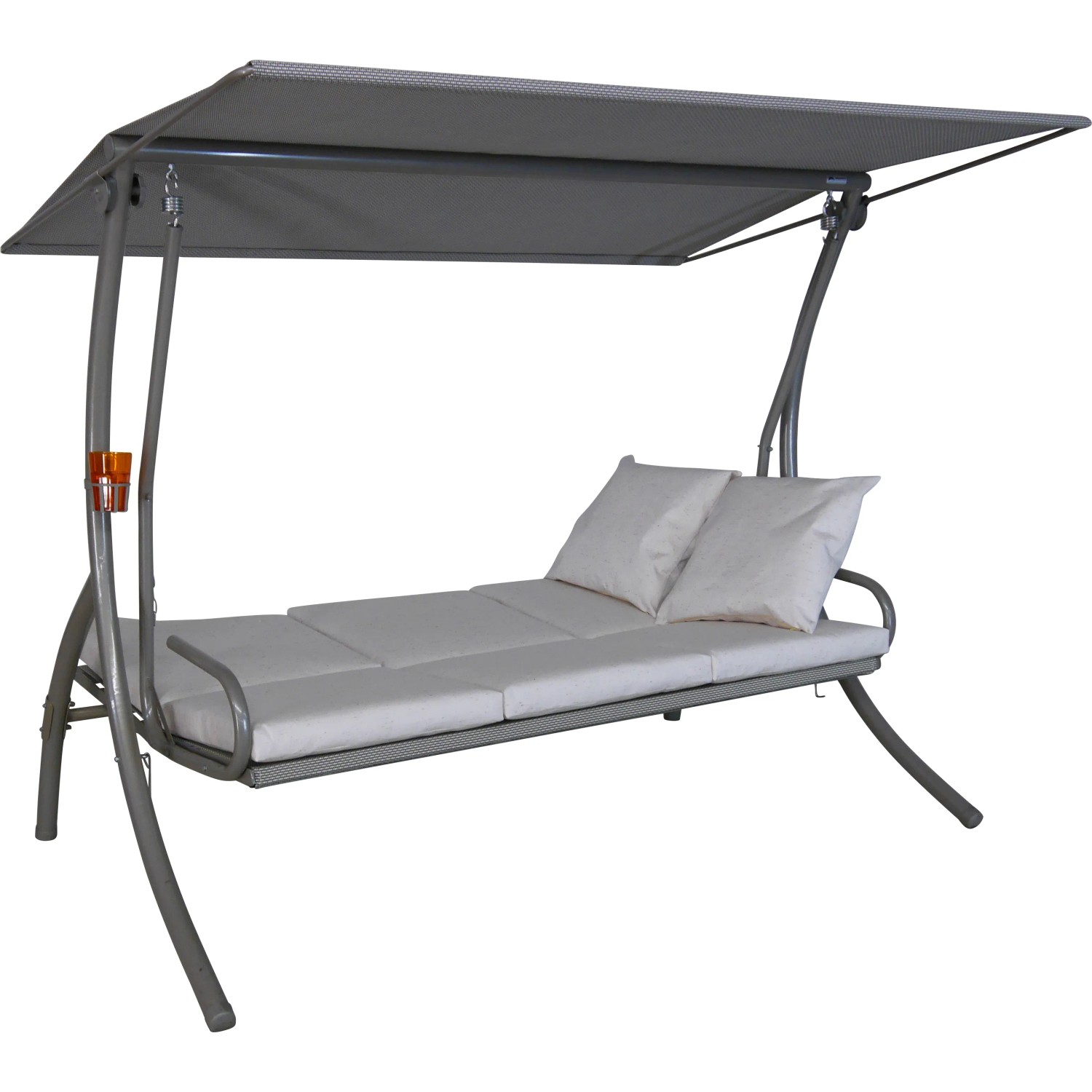 Angerer Hollywoodschaukel mit Liegefunktion Elegance Sun Beige wetterfest kaufen bei OBI