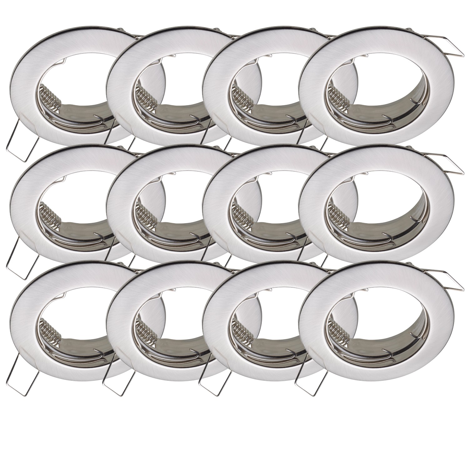 Oktaplex 12er Set Einbauleuchte Sedan für LED-Module 50mm Einbauspot Gebürs günstig online kaufen