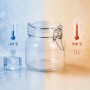 Relaxdays Einmachgläser 6er Set Glas Transparent Luftdicht mit Bügelverschluss 12,5 cm x 11,5 cm 750 ml_5