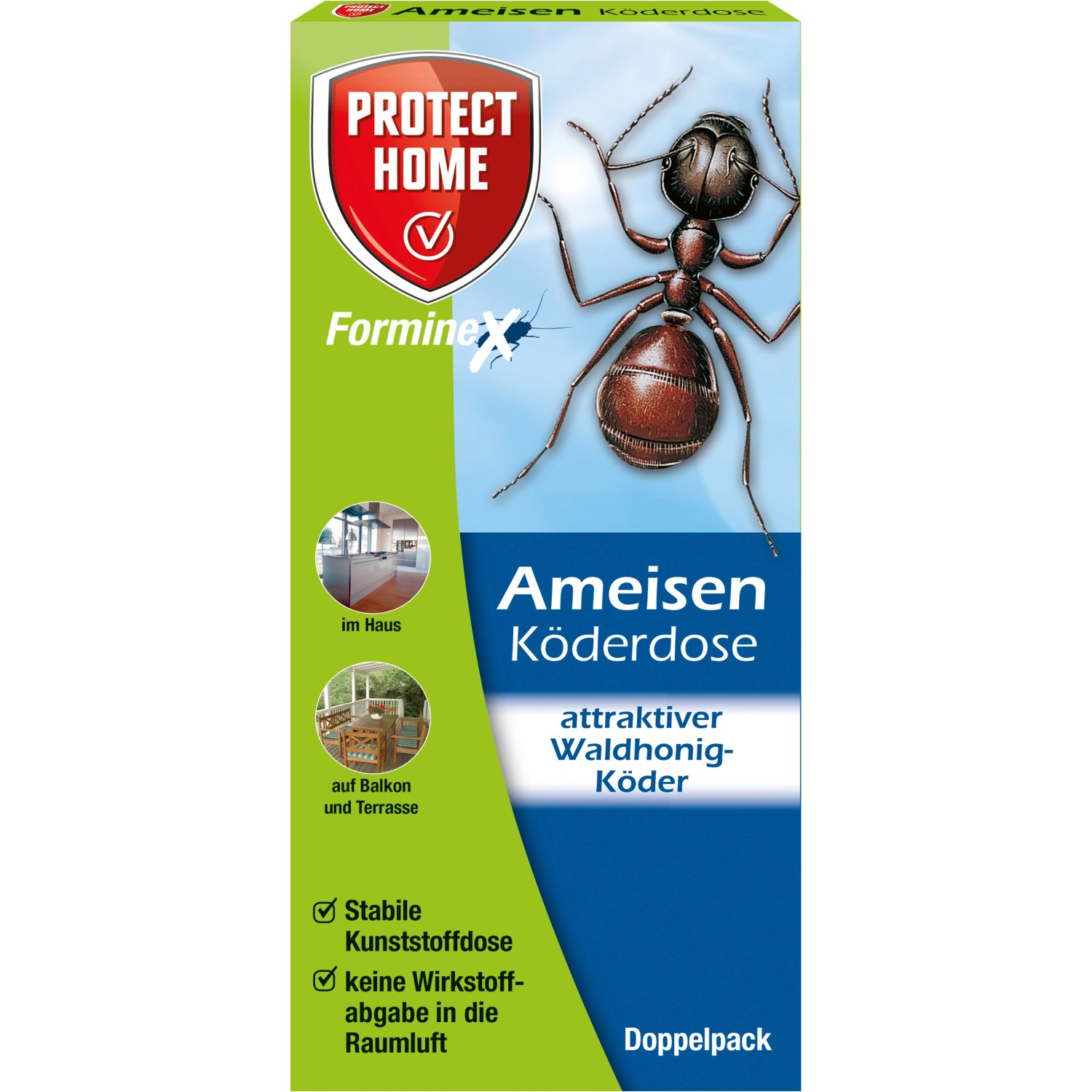 Protect Home FormineX Ameisen Köderdose 2 Stück