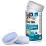 Bayzid 6in1 2-Phasen-Multitabs 200g/1kg für Poolreinigung. Chlortabletten mit blau-weißem Design.